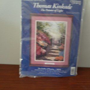 Thomas Kinkande Cross Stitch Kit "The Garden of Promise"